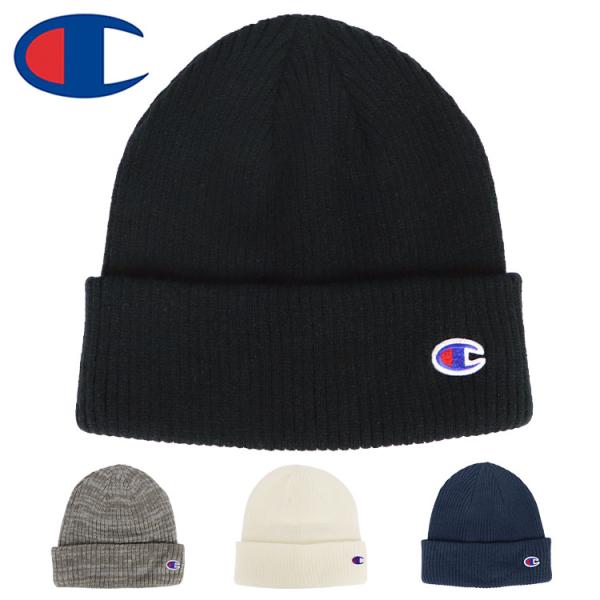 チャンピオン ニット帽 メンズ レディース Champion ニットキャップ ワンポイント ロゴ 帽子 ビーニー