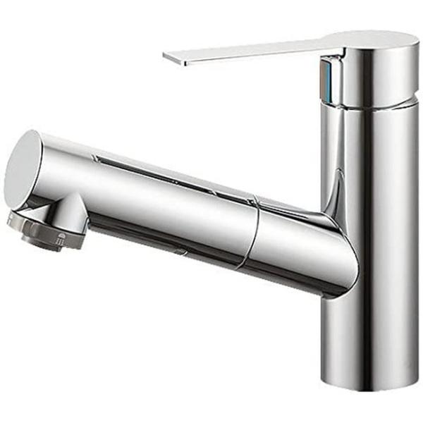 他サイト： 当日出荷 水栓 サンエイ K37531JV-13 洗面水栓 ワンホールタイプ 三栄 シングルスプレー混合栓（洗髪用） リフォームの商品画像