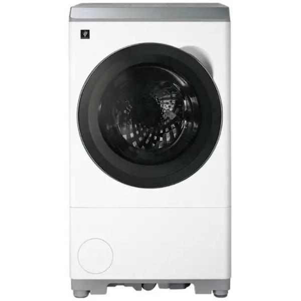 SHARP ドラム式洗濯機 ホワイト 送料込み！SHARP ES-P110-SL ドラム式洗濯機 左開き ヨドバシ.com