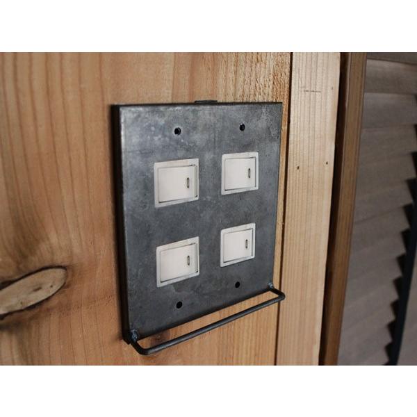 アイアン ハングバー スイッチプレート 4口 Iron Hang Bar Switch Plate 4口 S字フックで鍵などを掛けれる機能的な スイッチカバー Buyee Buyee 日本の通販商品 オークションの代理入札 代理購入