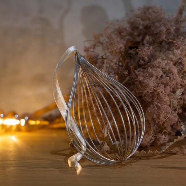 ホーンプリーズ Horn Please ワイヤーオーナメント スピン シルバー