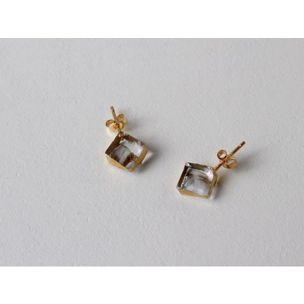 ピアス sorte glass jewelry ピアス SGJ-009P ガラスと金の繊細な