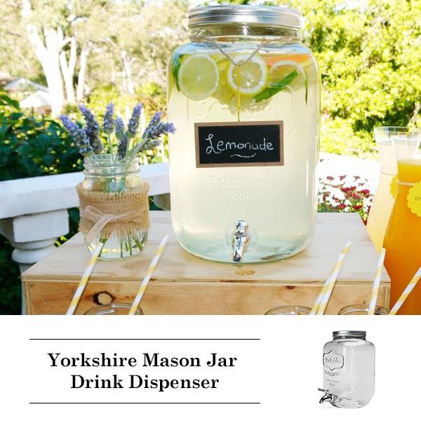 ヨークシャーメイソンジャードリンクディスペンサー ドリンクディスペンサー おしゃれ ８l ガラス ブリキ 蓋付き 蛇口付き ドリンクサーバー 170 2959 A Depeche アデペシュ 家具通販 通販 Yahoo ショッピング