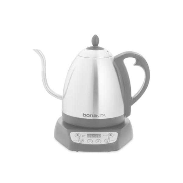 【美品】bonaVITA 1ℓ電気 ケトル 温度調整 日本仕様 Amazon | 【国内正規品 1年保証付き】bonaVITA （ボナヴィータ