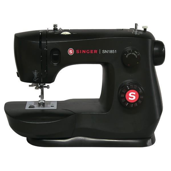 シンガー Singer 電動ミシン Sn1851 ブラック 本体 フットコントローラー付き 自動糸通し おしゃれでシンプルな黒 厚物縫いもおまかせ 代引不可 Livtecリブテック 通販 Yahoo ショッピング