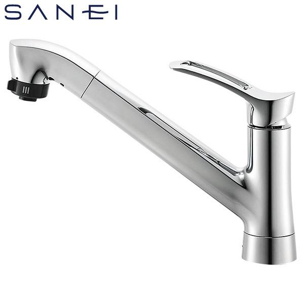 SANEI シングルワンホールスプレー混合栓 寒冷地用 K87120TJK-13 SANEI シングルワンホールスプレー混合栓 寒冷地用 K87120TJK-13