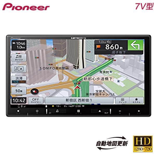 カーナビ パイオニア AVIC-RZ720 7V型DVD/Bluetooth/フルセグ 
