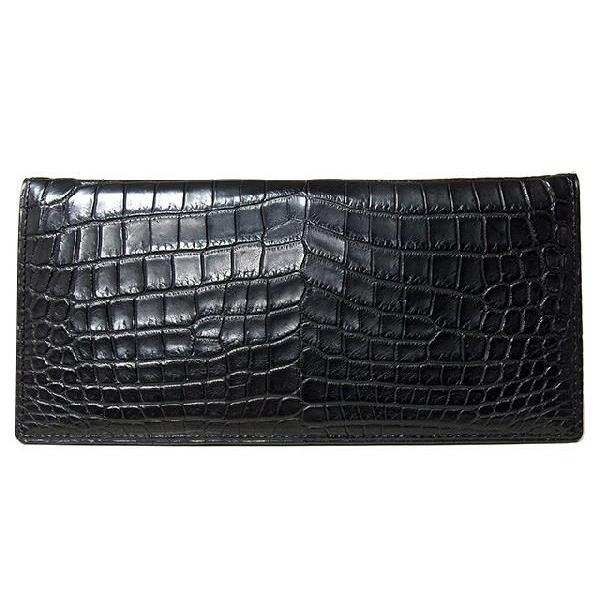 Crocodile Gkwm166 クロコダイル 束入カード無双長財布 ブラック Andsa Fr