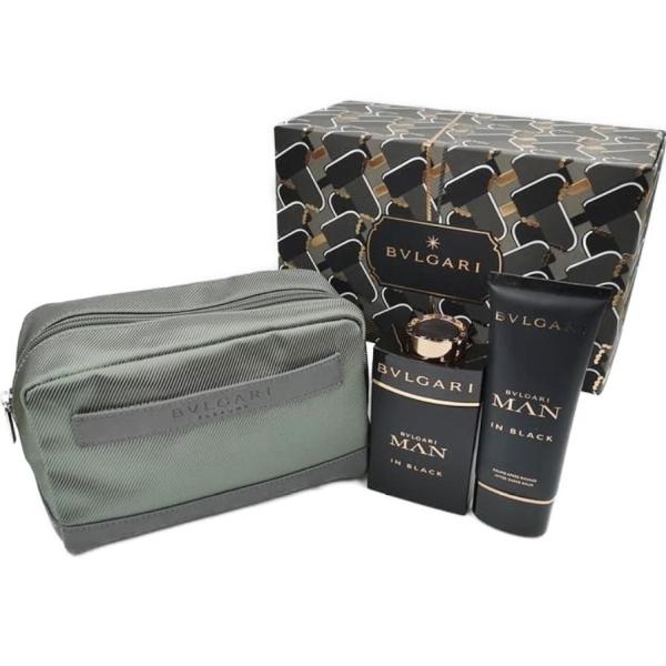 Bvlgari Man In Black Poach Set ブルガリ マンインブラック ポーチセット Man In Black Set Sale A Domani 通販 Yahoo ショッピング