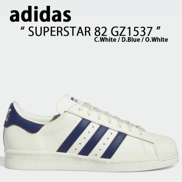 adidas Originals アディダス オリジナルス スニーカー SUPERSTAR 82 GZ1537 スーパースター 82 White Blue adidas（アディダス） adidas Originals オリジナルス スニーカー