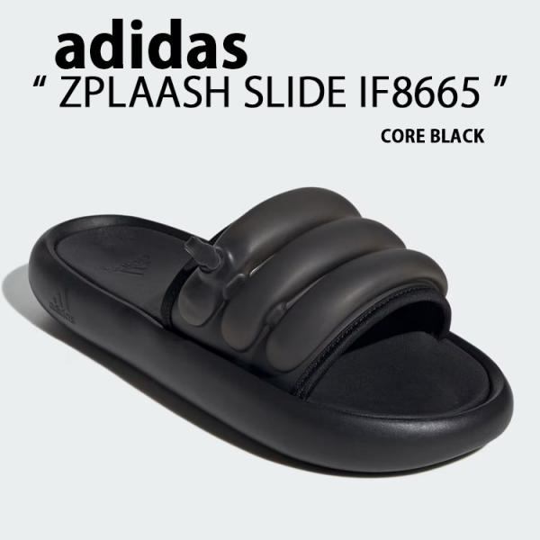  SLIPPER サンダル ブラック 8 adidas（アディダス） サンダル ZPLAASH SLIDE SANDAL IF8665
