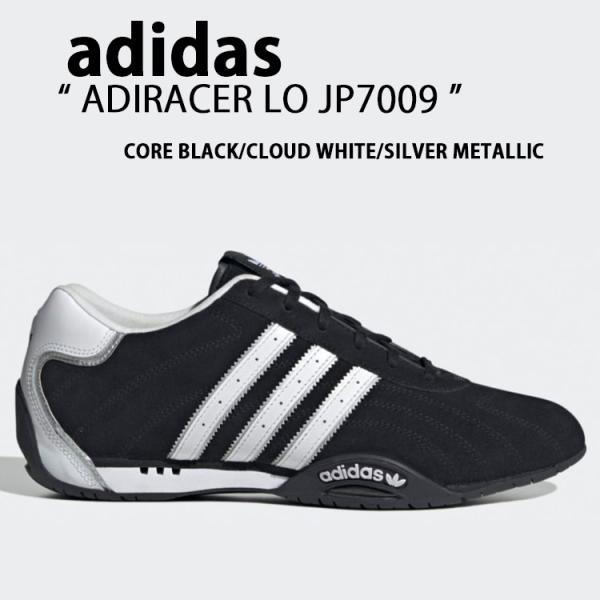 adidas アディダス スニーカー ADIRACER LO JP7009 BLACK WHITE