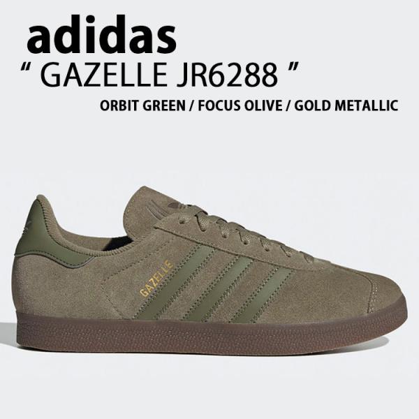 adidas originals アディダス スニーカー GAZELLE JR6288 KHAKI シューズ ガゼル カーキ スエード テラス系 Tトゥ メンズ レディース a-dot_ad-jr6288