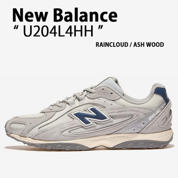 New Balance ニューバランス スニーカー U204L4HH シューズ NewBalanceU204L ランシュー スエード メッシュ GREY グレー メンズ レディース