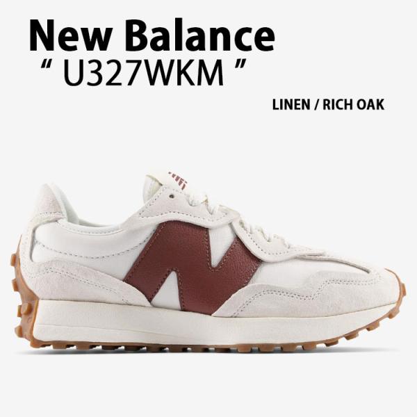New Balance ニューバランス レディース スニーカー U327WKM シューズ NewBalance327 ニューバランス327 レザーアッパー ホワイト レッド New Balance（ニューバランス） レディース スニーカー U327WKM WHITE