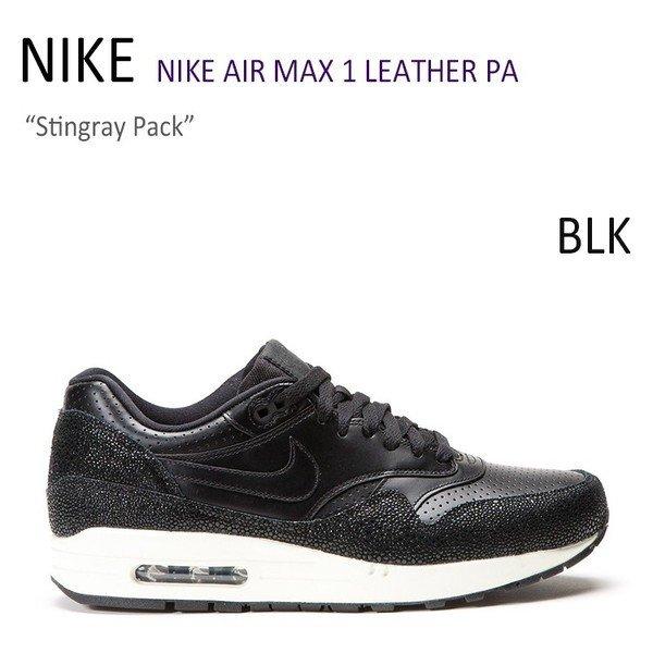 air max 1 leather black