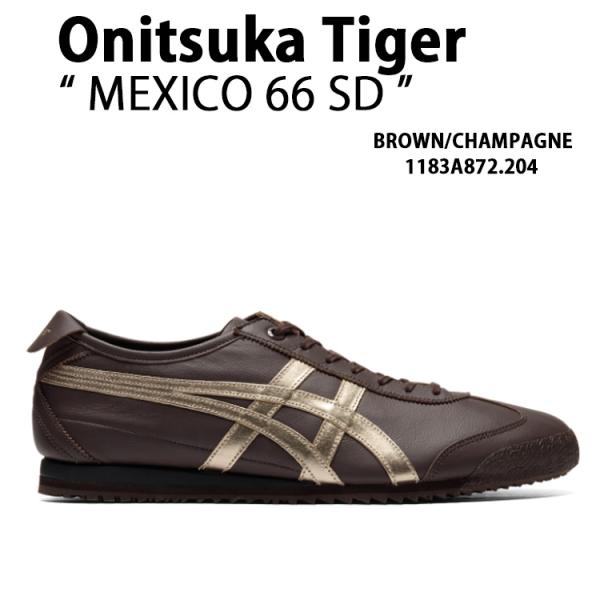 Onitsuka Tiger Mexico 66 ブラウン/ゴールド Amazon.co.jp: [オニツカタイガー] スニーカー Mexico 66 メンズ