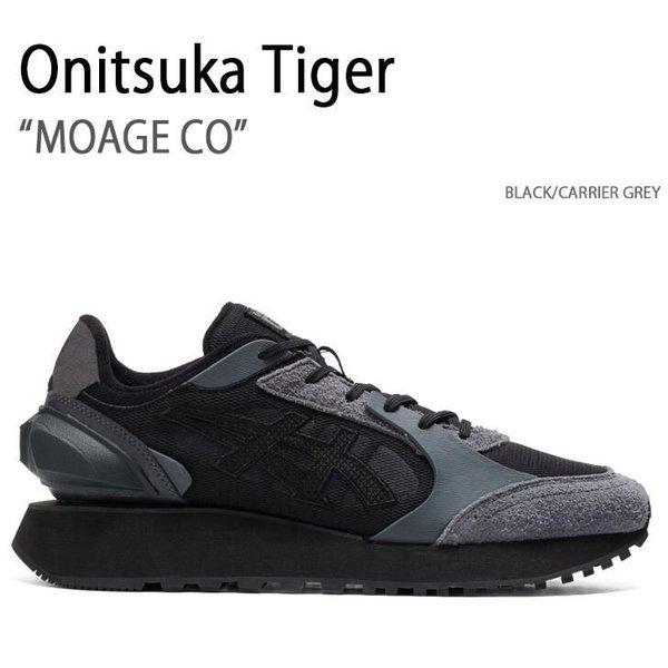 Onitsuka Tiger オニツカタイガー スニーカー MOAGE CO BLACK CARRIER GREY モアージュ CO ブラック キャリアグレー メンズ レディース 男女共用 男性用 女性用 1183B555.001 Onitsuka Tiger（オニツカタイガー） スニーカー MOAGE CO BLACK