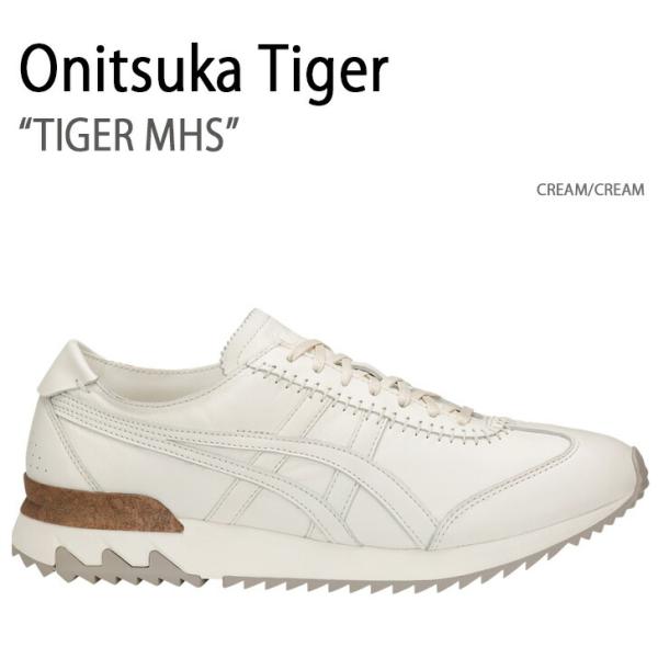 Onitsuka Tiger オニツカタイガー スニーカー TIGER MHS CREAM CREAM タイガーMHS クリーム D801L.0000 a-dot_ot-d801l0000