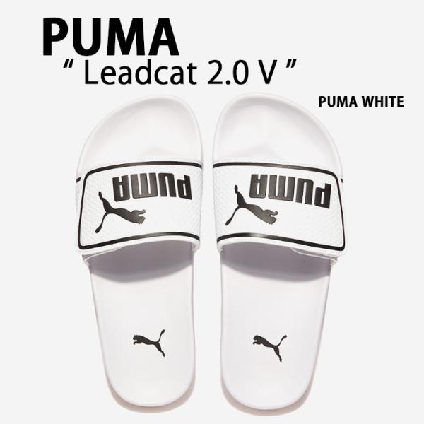 PUMA（プーマ） サンダル Readcat 2.0 V スライドサンダル WHITE BLACK