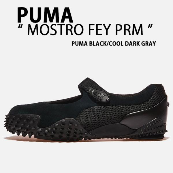 PUMA プーマ シューズ MOSTRO FEY PRM BLACK COOL DARK GRAY
