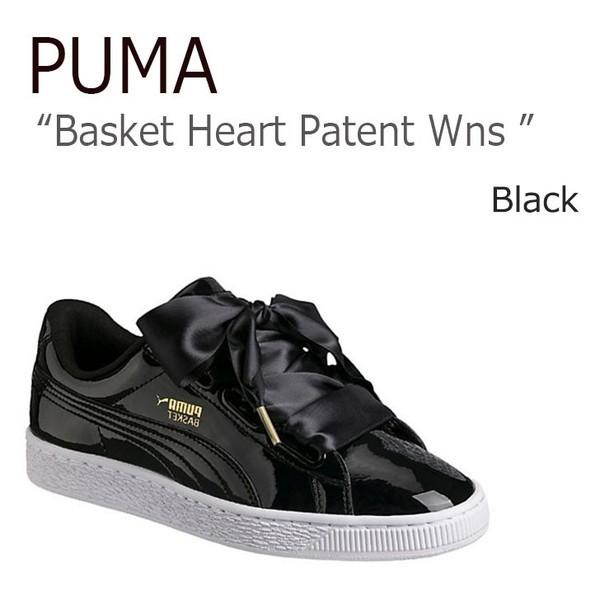 PUMA プーマ Basket Heart Patent BLACK バスケットハートパテント ブラック 36307301 : pu-bhpbla :  セレクトショップ a-dot - 通販 - Yahoo!ショッピング