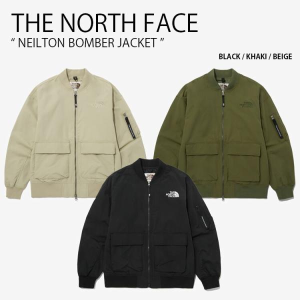 THE NORTH FACE ザノースフェイス NEILTON BOMBER JACKET MA-1 NJ3BP12L ネイルトン ボンバー ジャケット ベージュ THE NORTH FACE（ザ ノースフェイス） ノースフェイス ボンバー