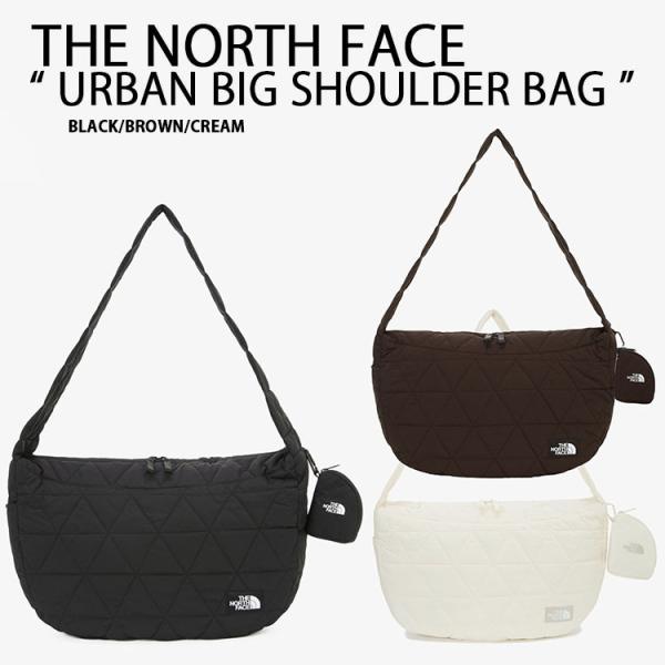 ★24AW★【ノースフェイス】★URBAN BIG SHOULDER BA.G QT★ New THE NORTH FACE Womens URBAN BIG SHOULDER BAG BLACK