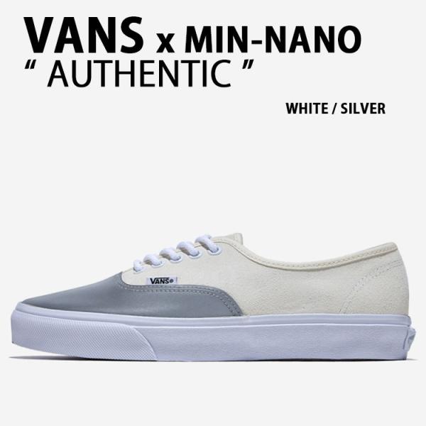 VANS バンズ スニーカー MIN-NANO AUTHENTIC V44CF MN シューズ ミンナノ オーセンティック WHITE SILVER メンズ レディース VANS（ヴァンズ） バンズ スニーカー MIN-NANO AUTHENTIC V44CF MN
