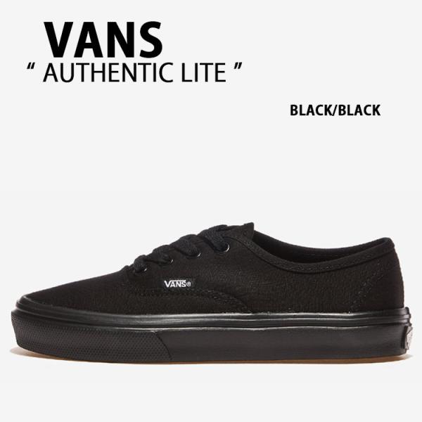 国内配送 VANS AUTHENTIC LITE BLACK a-dot_vn-v44litebkbk