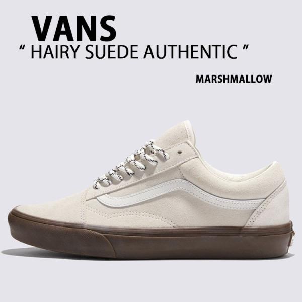 (取寄) バンズ オールド スクール Vans Old Skool Hairy Suede Marshmallow VANS（ヴァンズ） バンズ スニーカー HAIRY SUEDE AUTHENTIC
