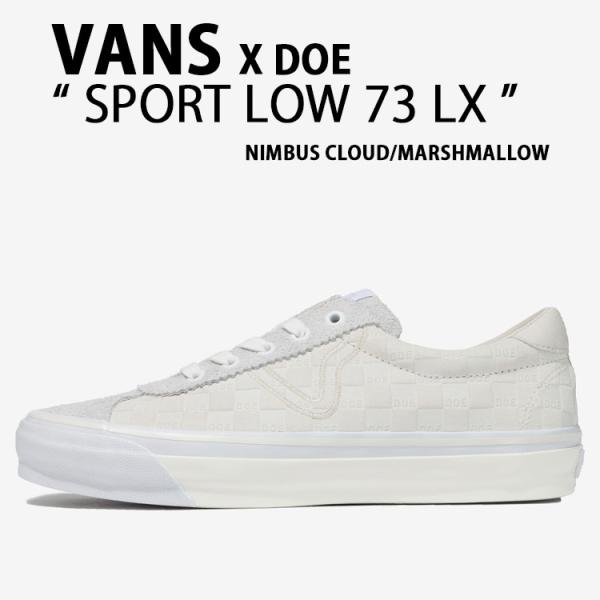 VANS バンズ スニーカー DOE SPORT LOW 73 LX VN000CR1CAB ディーオイー スポーツロー 73LX ニンバスクラウド マッシュマロ VANS（ヴァンズ） バンズ スニーカー DOE SPORT LOW 73 LX VN000CR1CAB