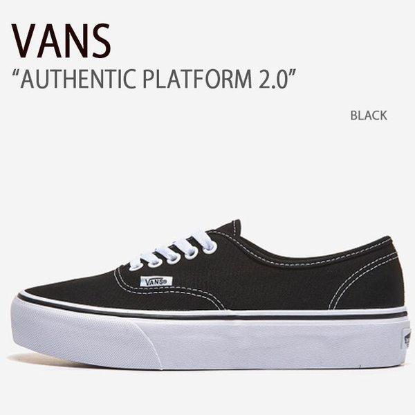 VANS スニーカー AUTHENTIC PLATFORM 2.0 BLACK VN0A3AV8BLK AUTHENTIC（VANS） VANS バンズ スニーカー AUTHENTIC PLATFORM 2.0