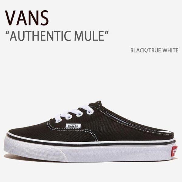 Vans AUTHENTIC MULE BLACK WHITE バンズ VN0A54F76BT AUTHENTIC（VANS） VANS バンズ スニーカー AUTHENTIC MULE