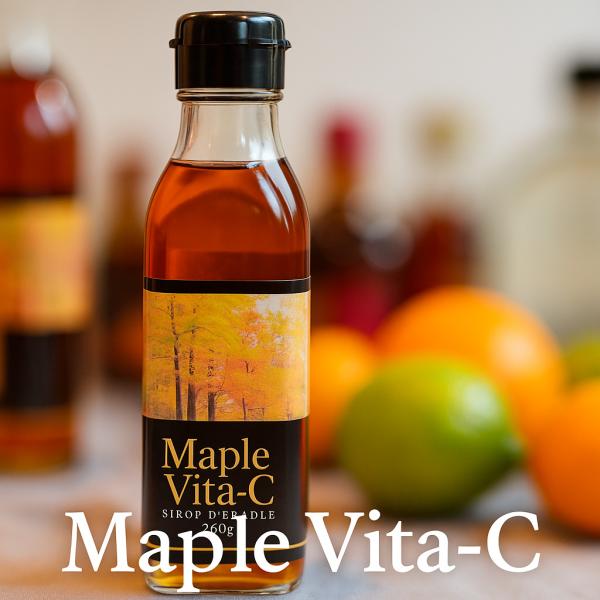 カナダ産100％の純粋メープルシロップに、ビタミンCをプラスした新感覚の健康シロップです。砂糖・人工甘味料・着色料・保存料は一切不使用。自然のやさしい甘さと、ビタミンCによる美容・健康サポートを同時に叶えます。毎朝のヨーグルトやパンケーキ、...