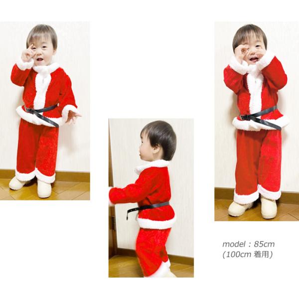 【商品説明】クリスマスに定番のサンタクロースのかわいいコスチュームセットです。男の子と女の子でパンツタイプとワンピースタイプがあります。クリスマスパーティーやイベントにぴったりです♪【検索ワード】サンタコスプレ サンタ衣装  サンタクロース...