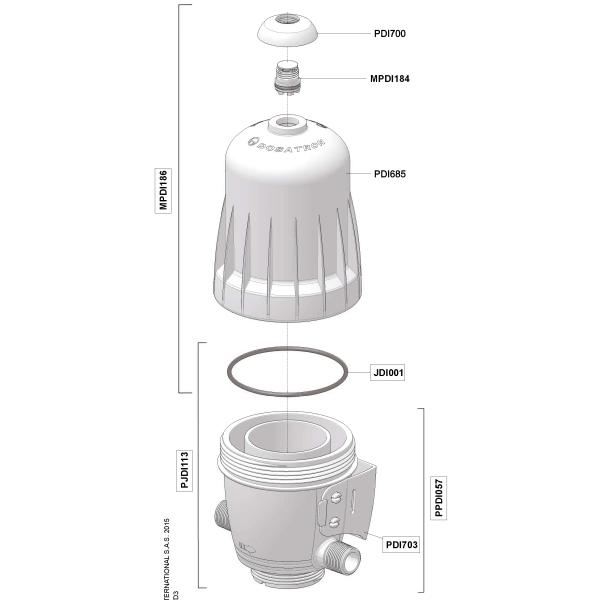 液肥混入器 ドサトロン 20mm 3/4 用 本体Oリング JDI0 | JChereヤフー