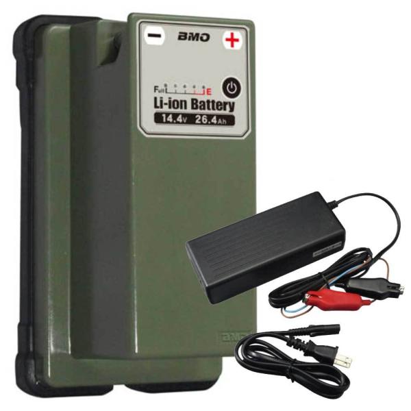 (BMO/�r�[�G���I�[) ���`�E���C�I���o�b�e���[&amp;�`���[�W���[�Z�b�g 14.4V 26.4Ah 10Z0012 (499469)
