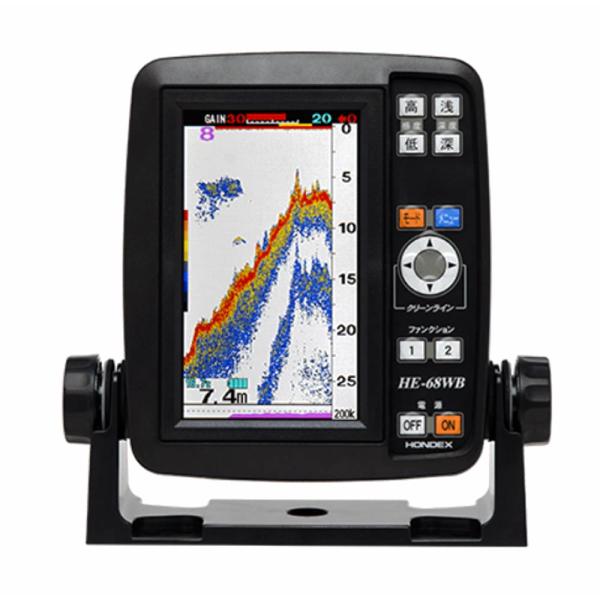 HONDEX/ホンデックス) 5型ワイド液晶ポータブル魚探 HE-68WB HONDEX/ホンデックス) 5型ワイド液晶ポータブル魚探 HE-68WB