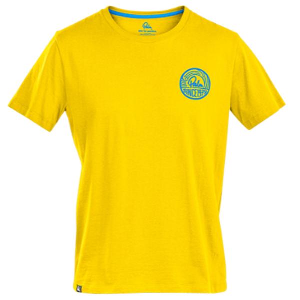 (Palm/�p�[��) 12591 Palm79�s�V���c Mens T-Shirt Yellow GOTS�F�ؐ��i �ȑf�� ��l�p