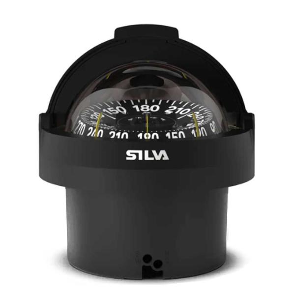 パワーボート専用の10Ｇのショックに耐える強化構造。ショックや振動に強いパワーボート向きのコンパス。【仕様】カプセル径：100mmラバーライン：4本／手前3本、奥1本傾斜角度：キール方向フリー、左右30°コンパスカード：上面／奥読み、正方位...