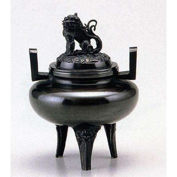 獅子　香炉　置物 大正時代のアンティーク獅子香炉 重厚な存在感