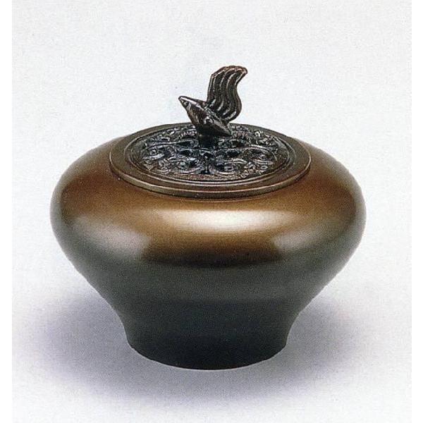 香炉 小鳥 138-57 能作 吉秀 床の間 置物 仏具 銅 ブロンズ : 古都