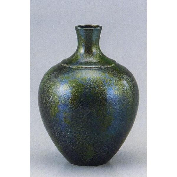 福鶴 花瓶 110-53 花器 床の間 置物 銅製 ブロンズ : 古都-京都