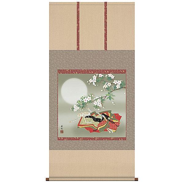 掛け軸 清少納言〜平安雛〜 西尾香悦 尺八横 掛軸 全国送料無料 : 古都