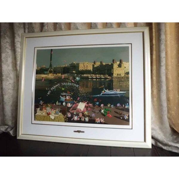 【ヒロ・ヤマガタ】　山形博導　恋人たちのフェスティバル　シルクスクリーンシート 恋人たちのフェスティバル シルクスクリーン ヒロ・ヤマガタ