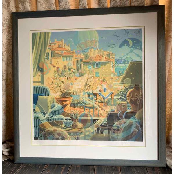 【専用】笹倉鉄平　シルクスクリーン「ドギートーク」＋画集 Amazon.co.jp: 真作□笹倉鉄平 シルクスクリーン ドギートーク