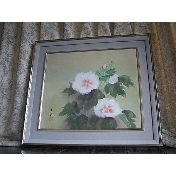 三代桃園 美術名典掲載作家 芙蓉 日本画 絵画 : 古都-京都 掛け軸専門 
