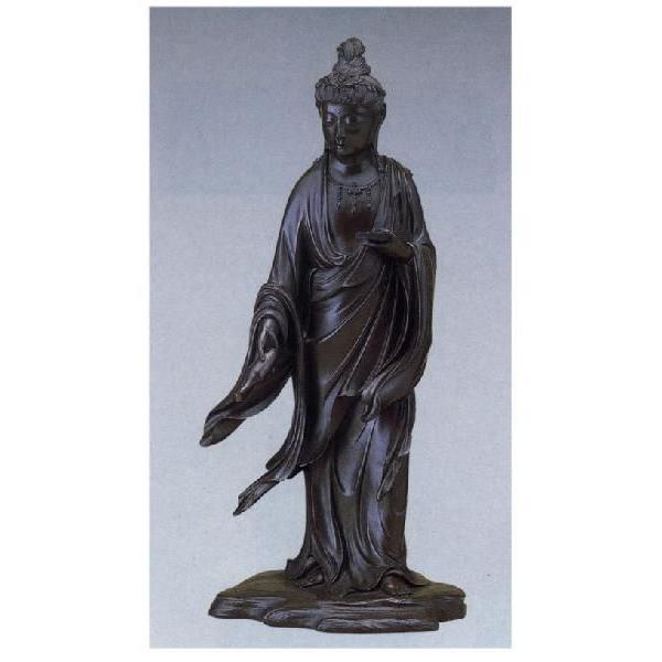 高村光雲作. 聖観音像　蓮台付 観音像 古美術. 原型取り 金無垢部分有。超希少 高村光雲作. 聖観音像 蓮台付 観音像 古美術. 原型取り 金無垢部分