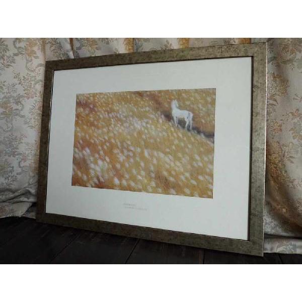 東山魁夷　額装　複製画　美品 高級美術複製画（彩美版®プレミアム）東山魁夷「年暮る」 – 山種